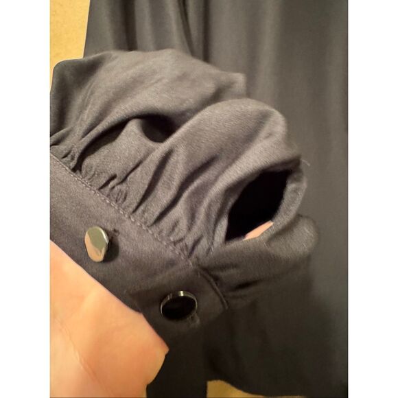 Silk Lafayette 148 Top Subtle Beaded Neck - Picture 7 of 10